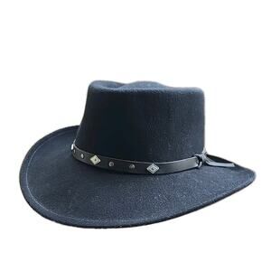 Sheplers By Bailey Western Wool Hat Made In The USA Black Hat